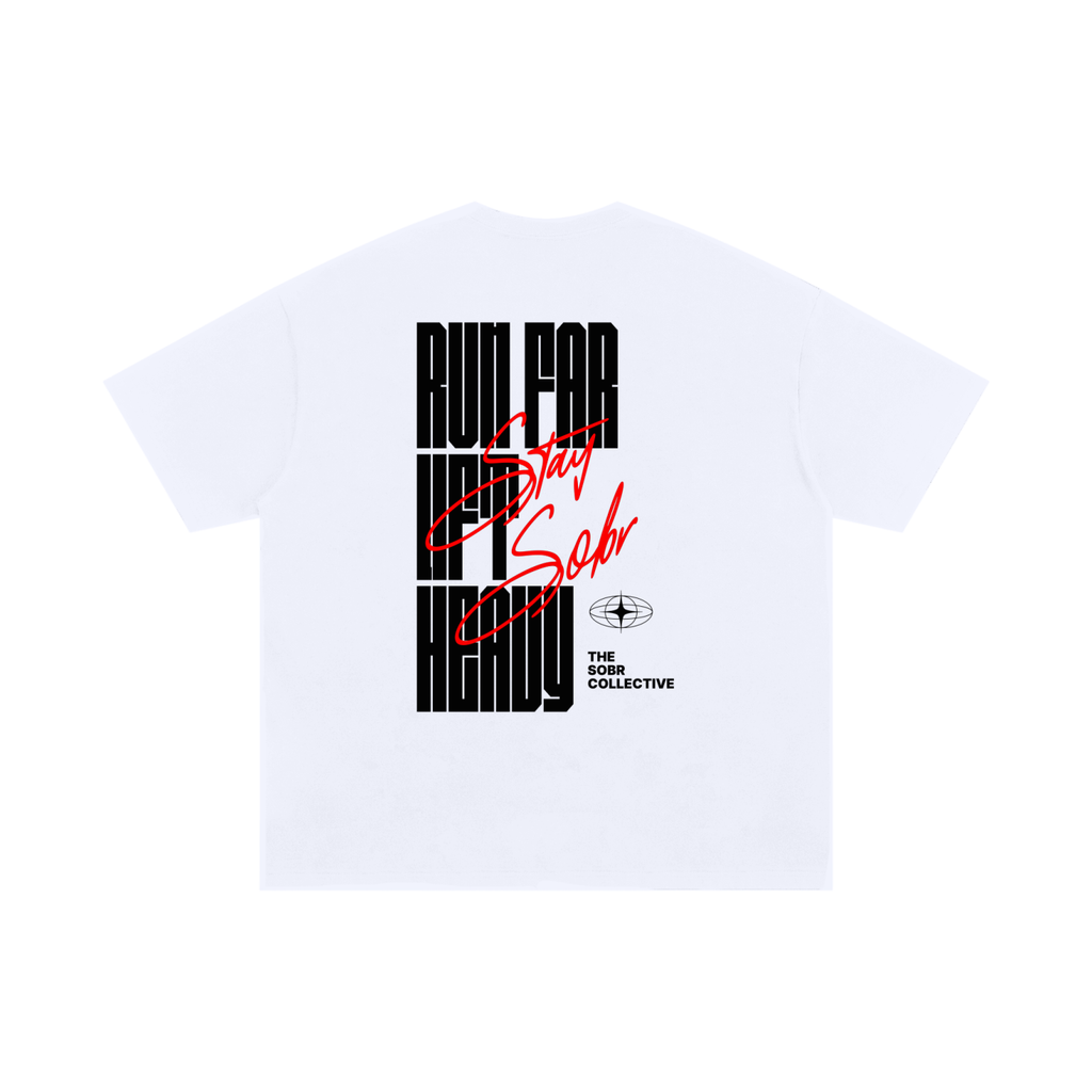 Run Far Lift Heavy White